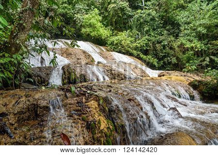 Saluopa Waterfall In Tentena