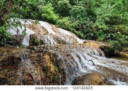 Saluopa Waterfall In Tentena