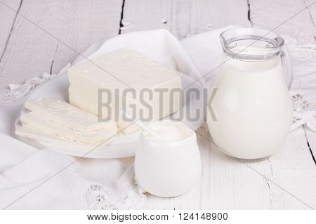 Fresh Sour Cream And  Quark