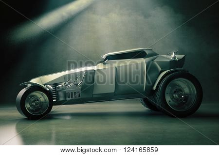 Grey Hot-rod Side