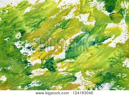 Abstract Watercolor Colorful Texture Art Background. Monotype effect of paint and paper. Paint texture background. Splatter Paint Splash background textures. Made by gouache and watercolor paint.
