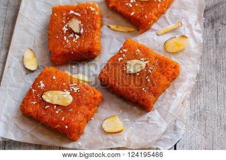 Carrot halwa - Diwali sweet made of carrots milk and sugar