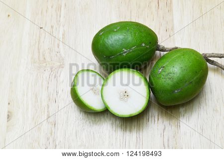 green olive fruit for cooking or fresh eating