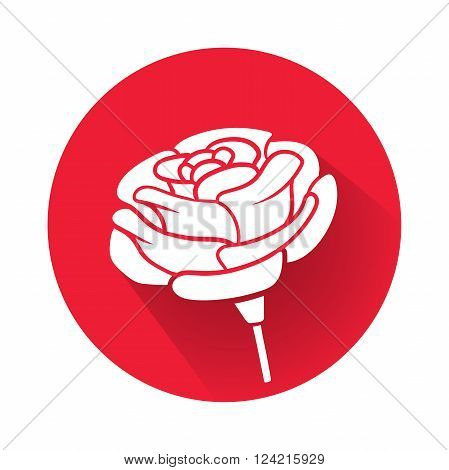 This is the illustration of a rose