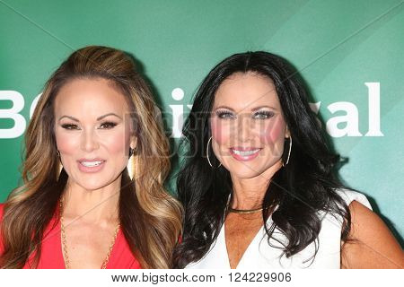 LOS ANGELES - APR 1:  Tiffany Hendra, Leeanne Locken at the NBC Universal Summer Press Day 2016 at the Four Seasons Hotel on April 1, 2016 in Westlake Village, CA