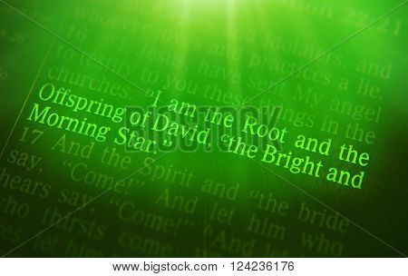 Bible Text  Revelation 22:16