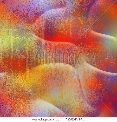 Abstract grunge scratched background with wavy structure