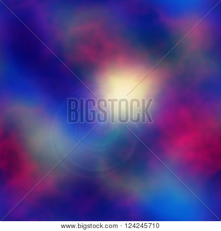 Abstract background resembling dark sky with sun shining through storm clouds