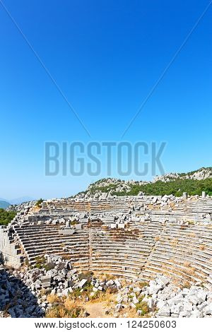 The    Temple   Termessos Antalya  And Ruins