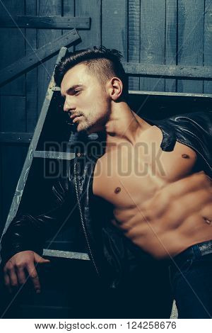 Man With Bare Torso
