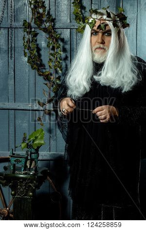 Zeus In White Wig