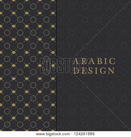 EID Mubarak Card arabic design. 10 eps vector illustration