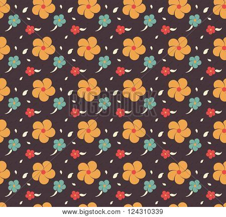 flower seamless pattern. seamless flower background. flower repeatable background. flower textile. vector stock.