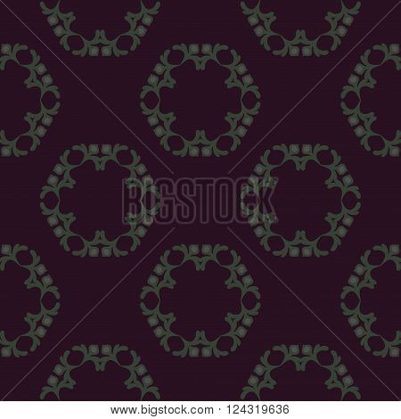 Seamless pattern boho chic. A series of universal patterns.