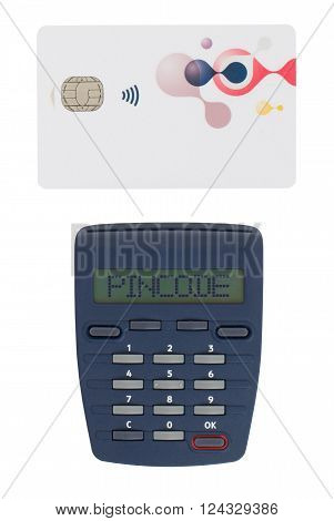 Card Reader For Reading A Bank Card