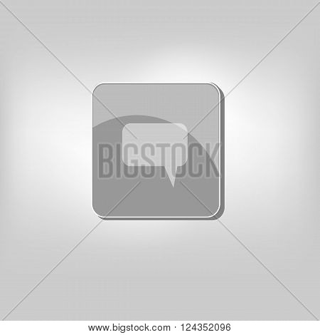 vector icon isolated buble speech dialog symbol