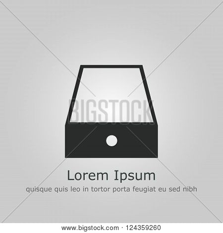 Safe Icon In Vector Format. Premium Quality Safe Icon. Web Graphic Safe Icon Sign On Grey Background