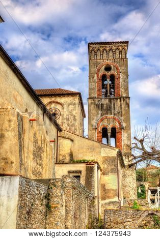 Cathedral of Ravello on Amalfi Coast in Italy