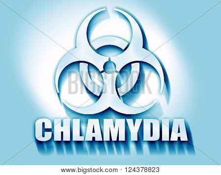 Chlamydia concept background with some soft smooth lines
