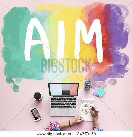 Ambition AIm Aspire Goals Motivation Aspirations Concept