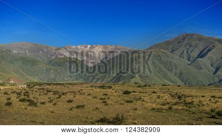 Volcano Hill In Humahuaca, World Heritage Site By Unesco, Jujuy, Argentina