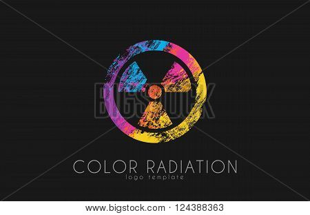 Radiation Logo. Color Vector & Photo (Free Trial) | Bigstock