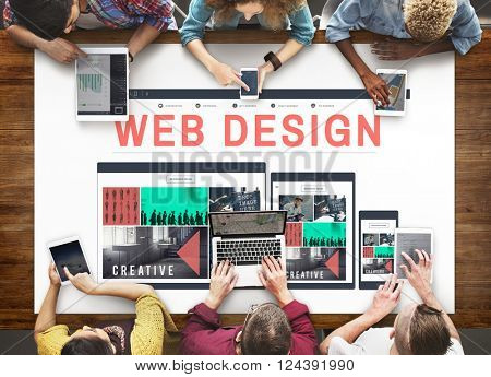 Web Design Technology Browsing Programming Concept