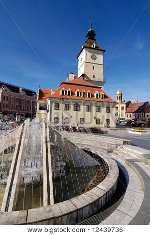 สภาสแควร์ของ Brasov โรมาเนีย ทรานซิลเวเนีย