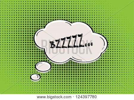 Bzzz Comic Bubble