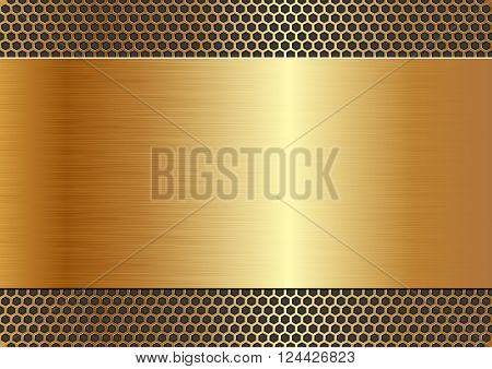 metallic background with texture and copy space