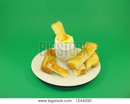 Toast e uova sode