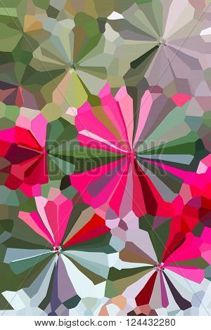 Colourful Crystallize Abstract Background In Pastel Colour Tone