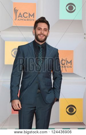 LAS VEGAS - APR 3:  Thomas Rhett at the 51st Academy of Country Music Awards Arrivals at the Four Seasons Hotel on April 3, 2016 in Las Vegas, NV