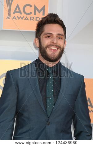 LAS VEGAS - APR 3:  Thomas Rhett at the 51st Academy of Country Music Awards Arrivals at the Four Seasons Hotel on April 3, 2016 in Las Vegas, NV