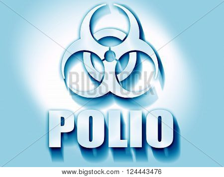 Polio concept background with some soft smooth lines
