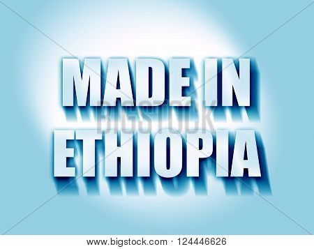 Made in ethopia with some soft smooth lines