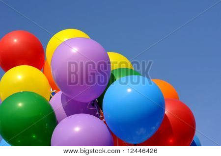 wielobarwny balony