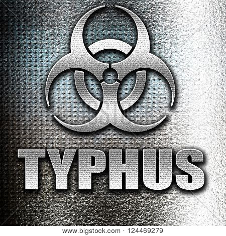 Grunge metal Typhus concept background with some soft smooth lines