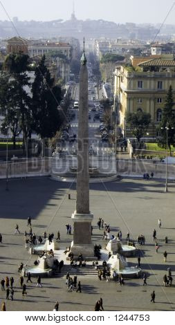 Náměstí Piazza Del Popolo