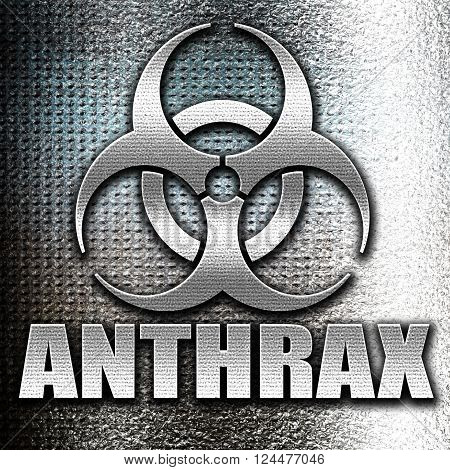 Grunge metal Anthrax virus concept background with some soft smooth lines