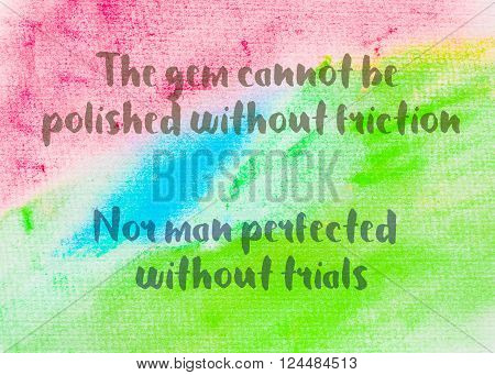 Inspirational Abstract Water Color Background