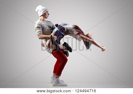 Passionate Couple Dancing