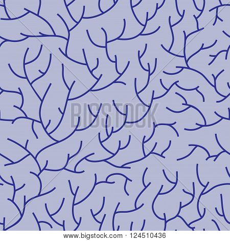 Branch lines. Seamless pattern. Coloful vector illustration