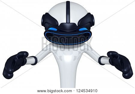 Virtual Reality VR Goggles Glasses Headset Device 3D Illustration