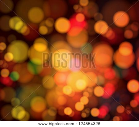 Magical background with night bokeh for holiday
