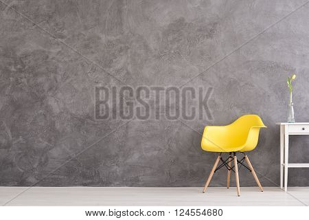 Modern Contrast Between Yellow And Grey