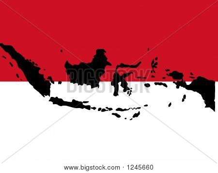 Karte von Indonesien