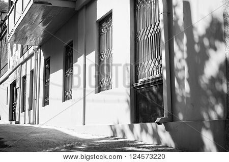One of the streets in the Old Town of Tbilisi Georgia on a spring day