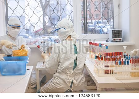 Process control and sterility of harvested blood plasma by rapid laboratory studies. clean rooms