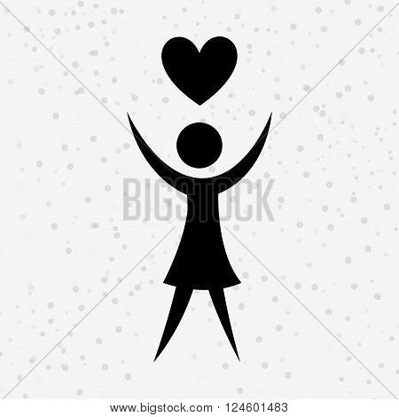 human figure design, vector illustration eps10 graphic